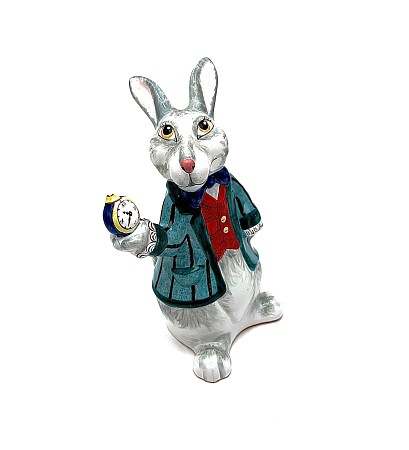 Коллекционная керамическая фигурка 'Белый кролик'