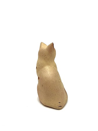 Чернолощёная керамика Свистулька-кошка 1