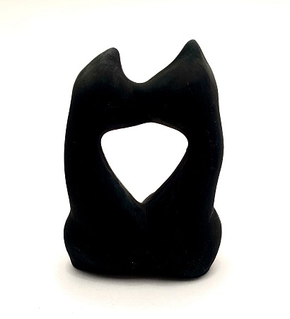 Чернолощёная керамика Кошки-Парочки 'Слитные' 3