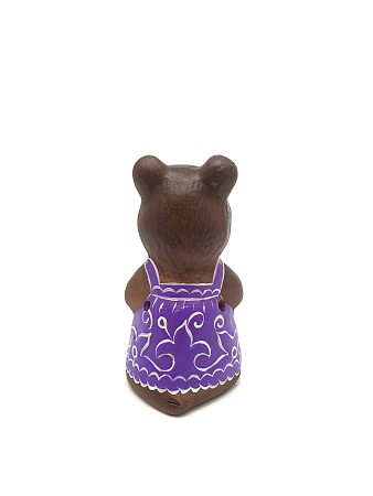 Чернолощёная керамика Медведь 'Мама'
