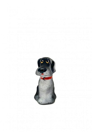 Чернолощёная керамика Собака-Свистулька 4