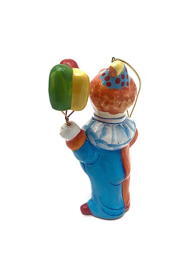 Керамическая фигурка 'Клоун с шариками'