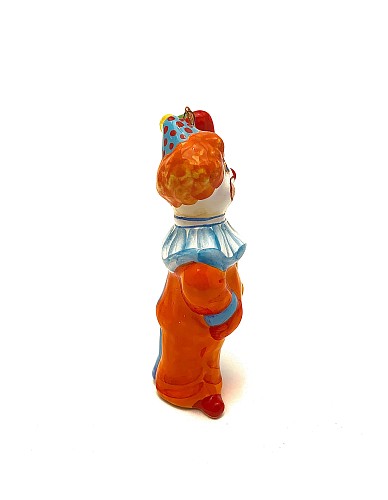 Керамическая фигурка 'Клоун с шариками'