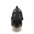 Чернолощёная керамика Кошка Свисающая 'Притаилась' 4