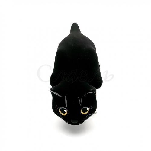 Чернолощёная керамика Кошка Свисающая 'Притаилась' 5
