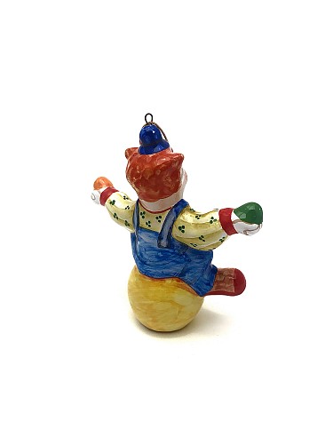 Керамическая фигурка 'Клоун на мяче'